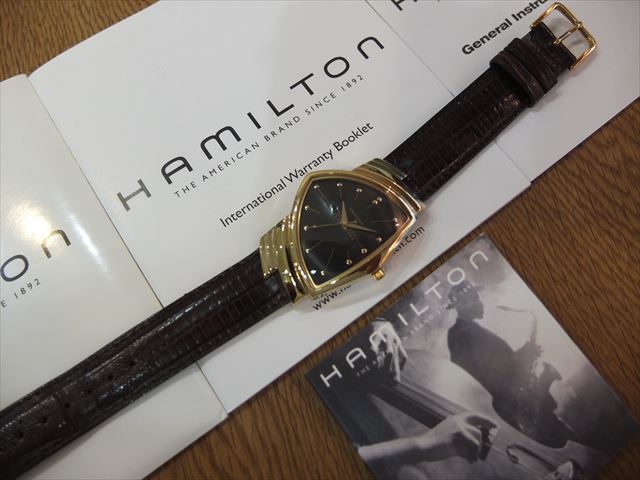 ハミルトン ベンチュラ 黒文字盤 6250 ｜ 希少なブランド時計の販売 
