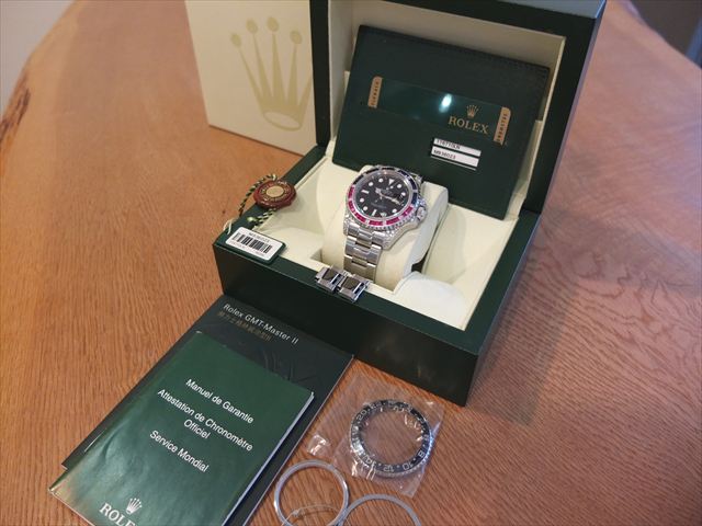 ロレックス ＧＭＴマスター Ref.116710LN 　アフターダイヤ