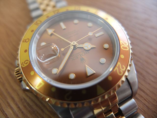 ロレックス　GMTマスターⅡ　茶コンビ　Ref.16713　N番