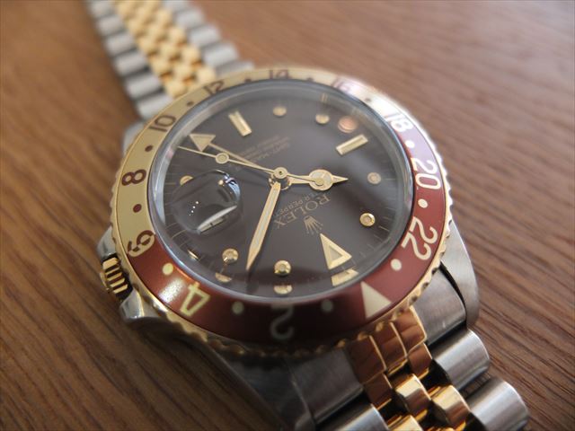 ロレックス　GMTマスター　茶フジツボコンビ　Ref.16753F