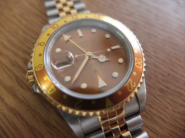 ロレックス　GMTマスターⅡ　茶コンビ　Ref.16713　N番