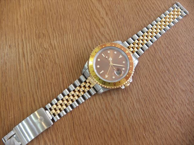 ロレックス　GMTマスターⅡ　茶コンビ　Ref.16713　N番