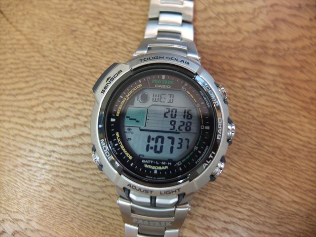 カシオ プロトレック マナスル Prx 2500t 希少なブランド時計の販売 買取 委託 吉田屋時計