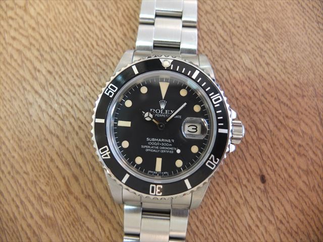 ロレックス　サブマリーナ　Ref.16800　フチなし　保証書つき