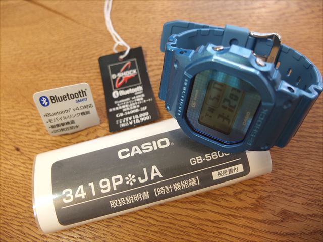 カシオ　G-SHOCK　GB-5600B-2JF