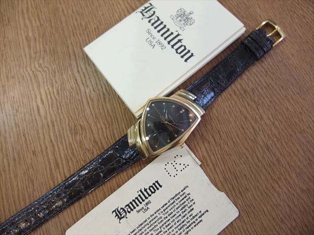 ハミルトン ベンチュラ 6108 黒文字盤 ｜ 希少なブランド時計の販売 
