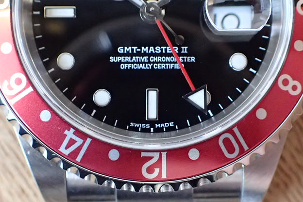 ロレックス　GMTマスターⅡ　P番　赤黒ベゼル　Ref.16710