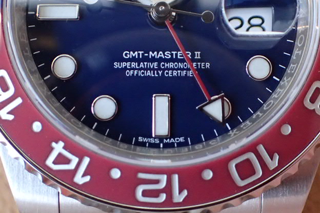 ロレックス　GMTマスターⅡ　ブルー文字盤　Ref.116719BLRO