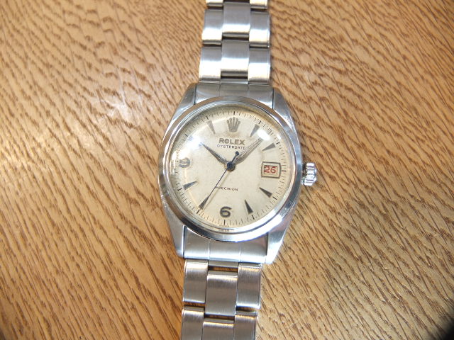 ロレックス　オイスターデイト　6・9インデックス　赤・黒カレンダー　Ref.6494