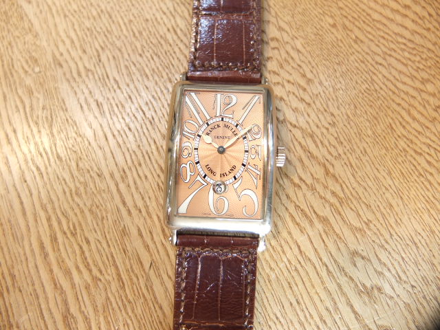 フランクミュラー　ロングアイランド・デイト　18KWG　Ref.1150SCDT