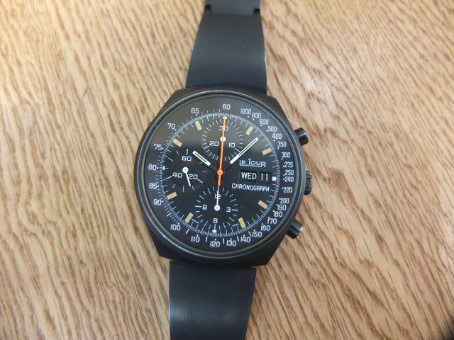 LE JOUR　ル・ジュール　クロノグラフ　ブラックケース　CAL.7750